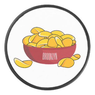 Aardappelchipafbeelding cartoon hockey puck