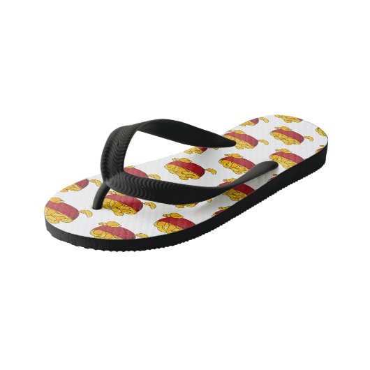 Aardappelchipafbeelding cartoon kinder teenslippers (Schuin)