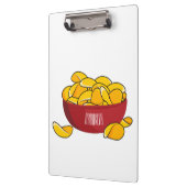 Aardappelchipafbeelding cartoon klembord (Links)