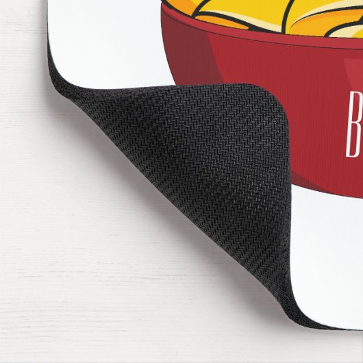 Aardappelchipafbeelding cartoon muismat (Hoek)