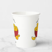 Aardappelchipafbeelding cartoon papieren bekers (Links)