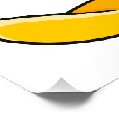 Aardappelchipafbeelding cartoon perfect poster (Hoek)