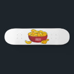 Aardappelchipafbeelding cartoon persoonlijk skateboard<br><div class="desc">Aardappelchipafbeelding cartoon</div>