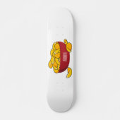 Aardappelchipafbeelding cartoon persoonlijk skateboard (Voorkant)