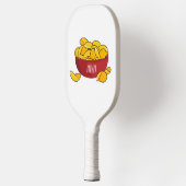 Aardappelchipafbeelding cartoon pickleball paddle (Links)