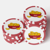 Aardappelchipafbeelding cartoon poker chips (Opstapeling)