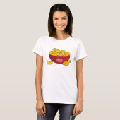 Aardappelchipafbeelding cartoon t-shirt (Voorkant volledig)