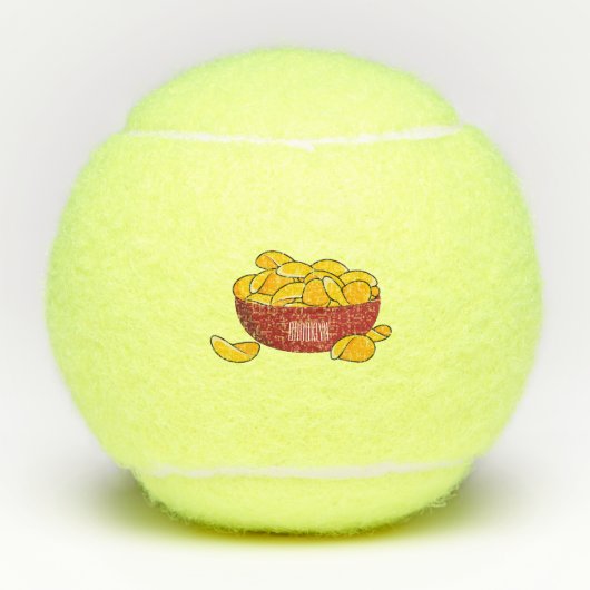 Aardappelchipafbeelding cartoon tennisballen (Voorkant)