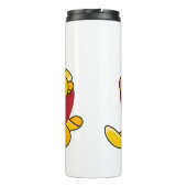 Aardappelchipafbeelding cartoon thermosbeker (Achterkant)