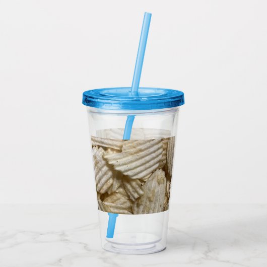 Aardappelchips Acryl Drinkbeker (Achterkant)