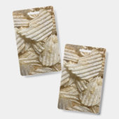 Aardappelchips Badge (Voor- en achterkant)