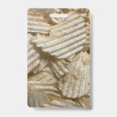 Aardappelchips Badge (Achterkant)