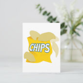 aardappelchips briefkaart (Staand voorkant)