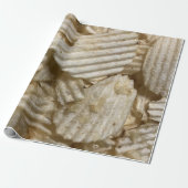 Aardappelchips Cadeaupapier (Uitgerold)