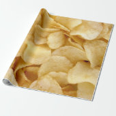 Aardappelchips Cadeaupapier (Uitgerold)