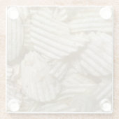 Aardappelchips Glazen Onderzetter (Achterkant)