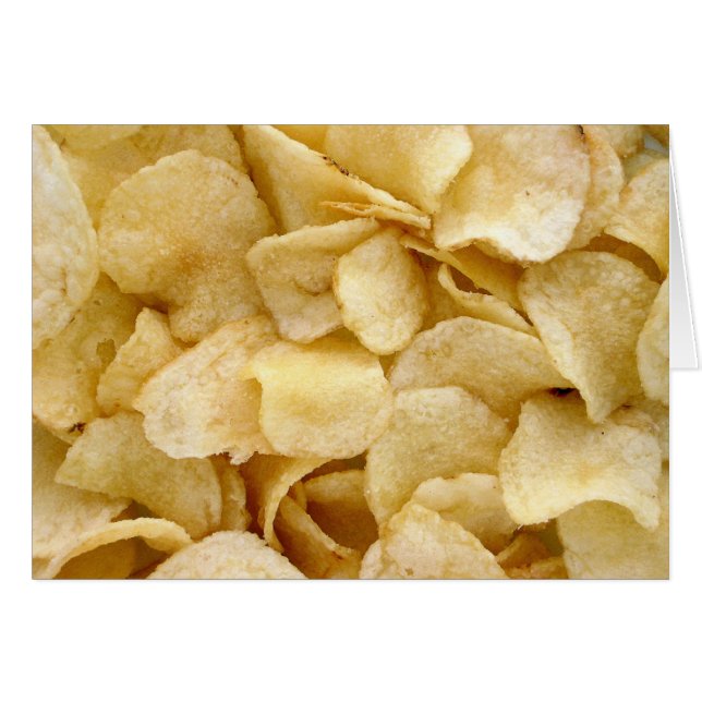 Aardappelchips junk food giften (Voorkant Horizontaal)