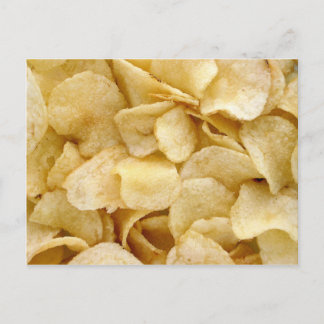Aardappelchips junk food giften briefkaart