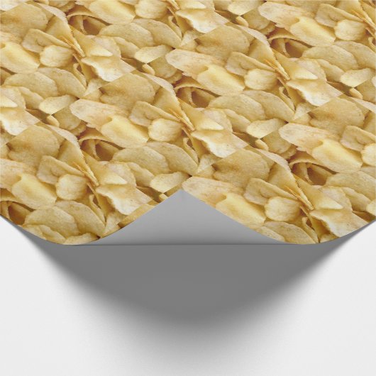 Aardappelchips junk food giften cadeaupapier (Hoek)