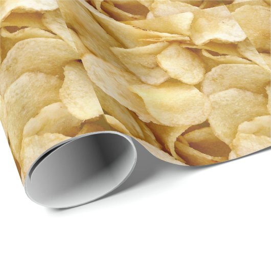 Aardappelchips junk food giften cadeaupapier (Rol Hoek)