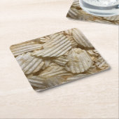 Aardappelchips Kartonnen Onderzetters (Schuin)