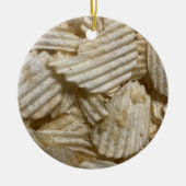 Aardappelchips Keramisch Ornament (Voorkant)