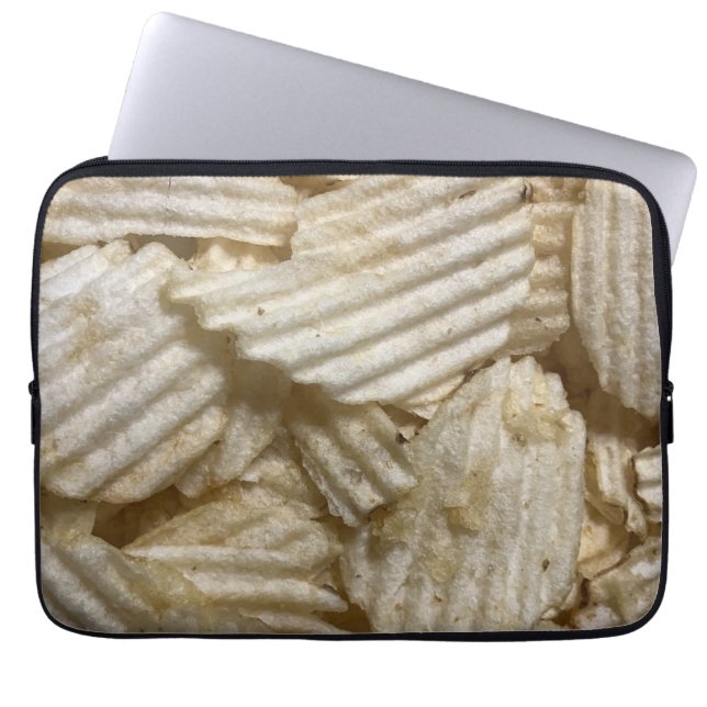Aardappelchips Laptop Sleeve (Voorkant)