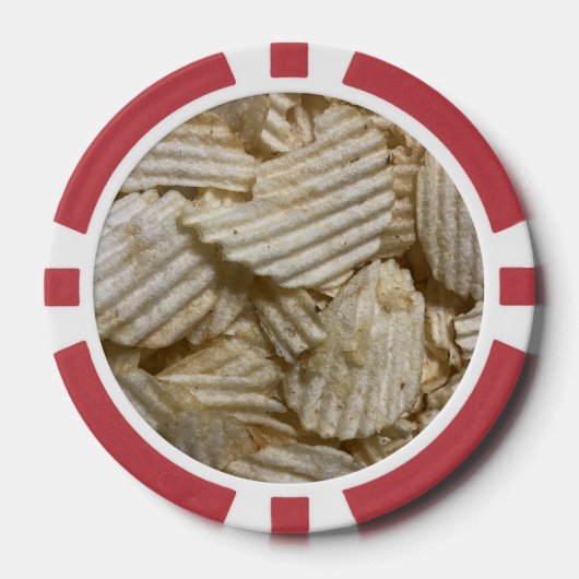 Aardappelchips Poker Chips (Voorkant)
