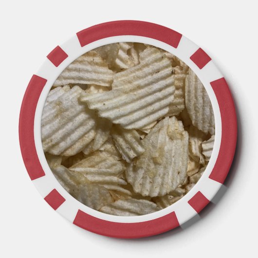 Aardappelchips Poker Chips (Achterkant)