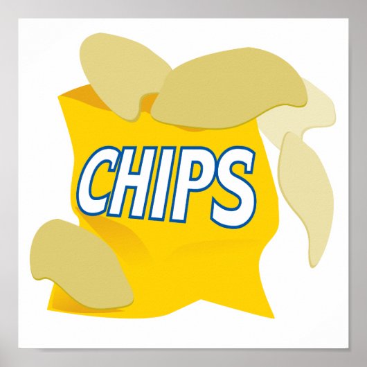 aardappelchips poster (Voorkant)