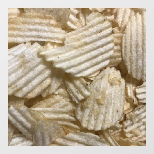 Aardappelchips Raamsticker (Vel)