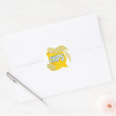 aardappelchips ronde sticker (Envelop)