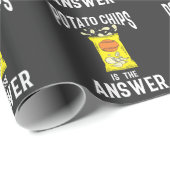 Aardappelchips Snack Fast Food potato Cadeaupapier (Rol Hoek)