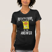 Aardappelchips Snack Fast Food potato T-shirt (Voorkant)