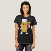 Aardappelchips voor schotel t-shirt (Voorkant volledig)