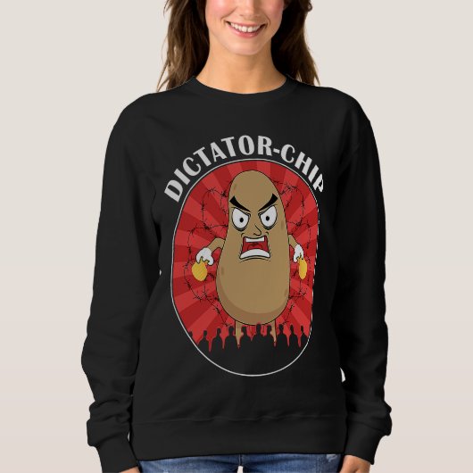 Aardappelchipsdictatuur Dictator Trui (Voorkant)