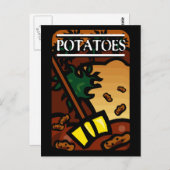 Aardappelen Briefkaart (Voorkant / Achterkant)