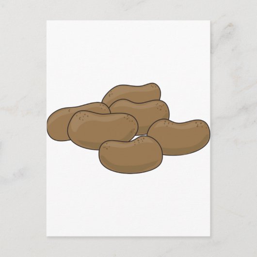 Aardappelen Briefkaart (Voorkant)