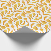 Aardappelen chips patroon cadeaupapier (Hoek)