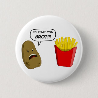 aardappelen en friet ronde button 5,7 cm