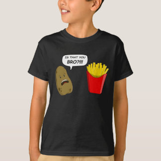 aardappelen en friet t-shirt