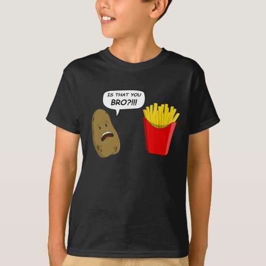 aardappelen en friet t-shirt (Voorkant)