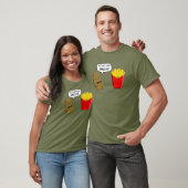 aardappelen en friet t-shirt (Unisex)