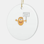 Aardappelen Gonna Potate (Vegetable Potato Pun) Kl Keramisch Ornament (Links)