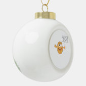 Aardappelen Gonna Potate (Vegetable Potato Pun) Kl Keramische Bal Ornament (Links)