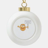 Aardappelen Gonna Potate (Vegetable Potato Pun) Kl Keramische Bal Ornament (Voorkant)