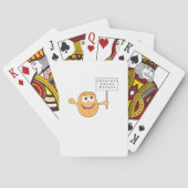 Aardappelen Gonna Potate (Vegetable Potato Pun) Kl Pokerkaarten (Achterkant)