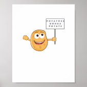 Aardappelen Gonna Potate (Vegetable Potato Pun) Kl Poster (Voorkant)