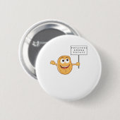 Aardappelen Gonna Potate (Vegetable Potato Pun) Kl Ronde Button 5,7 Cm (Voorkant /achterkant)