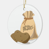 Aardappelen Keramisch Ornament (Links)